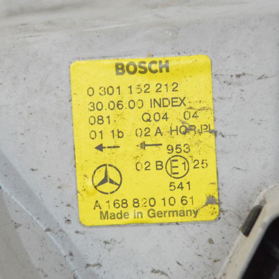 Фара права Mercedes W168 1997-2001 дорестайл Фара передня права Мерседес в168 A1688201061 0301152212 | Зображення 4