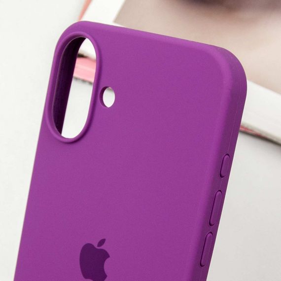 Чехол Silicone Case Full Protective (AA) для Apple iPhone 16 Plus (6.7") Фиолетовый / Grape | Зображення 5