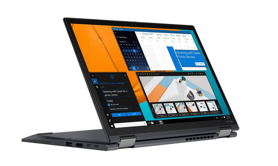 Ультрабук-трансформер Lenovo ThinkPad X13 Yoga G1 / 13.3" (1920x1080) IPS Touch / Intel Core i5-10210U (4 (8) ядра по 1.6 - 4.2 GHz) / 16 GB DDR4 / 256 GB SSD / Intel UHD Graphics / WebCam б/в | Зображення 1