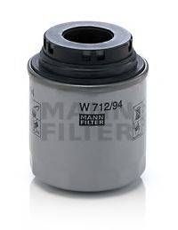 Фільтр масляний двигуна VAG 1.2-1.4 TSI 07- (вир-во MANN) MANN-FILTER W71294 на SEAT ALHAMBRA (710, 711)