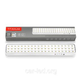 LED світильник аварійний TITANUM 30 LED 6500K