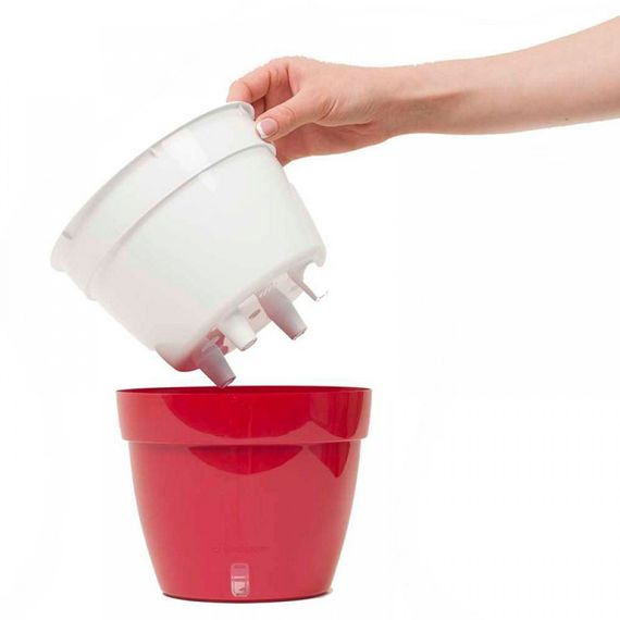 Горщик  пластиковий Асті 4 л червоний | Зображення 6