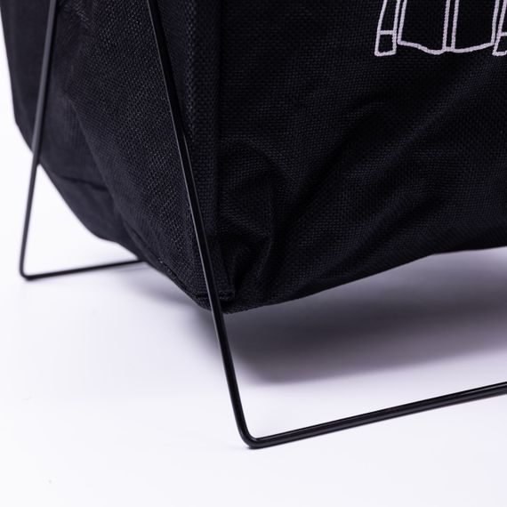 Кошик для білизни на підставці 36×32×52 (см) м'який Чорний HP-41-11B | Зображення 2