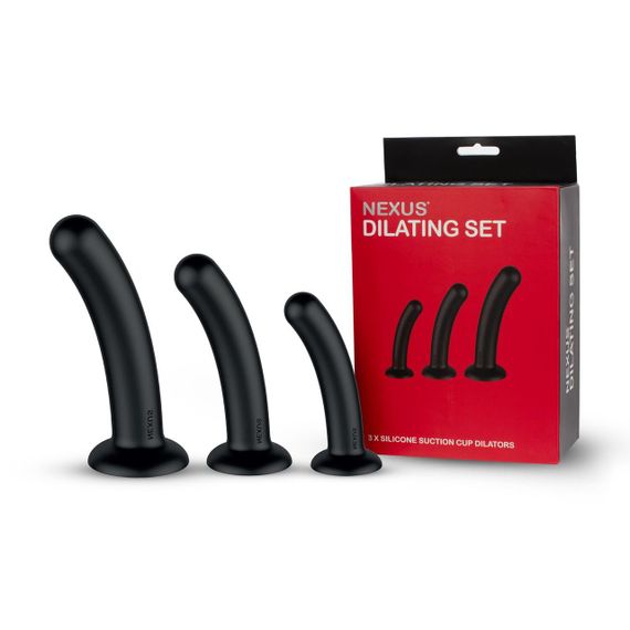 Набір дилдо Nexus Dilating Set (17 см, 15 см, 12,5 см) Sex Aura | Зображення 5