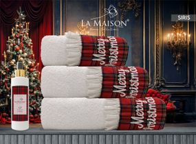 Подарунковий набір рушників La Maison, 3 шт. з ароматом Siris