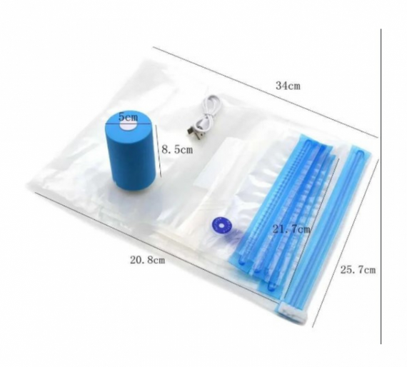 Вакуумный упаковщик для еды Vacuum Sealer Always Fresh Бытовой мини вакууматор | Зображення 1