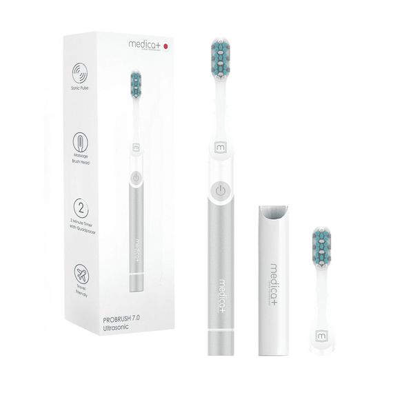 Звуковая зубная щетка Medica+ ProBrush 7.0 Compact Silver гарантия 1 год | Зображення 8