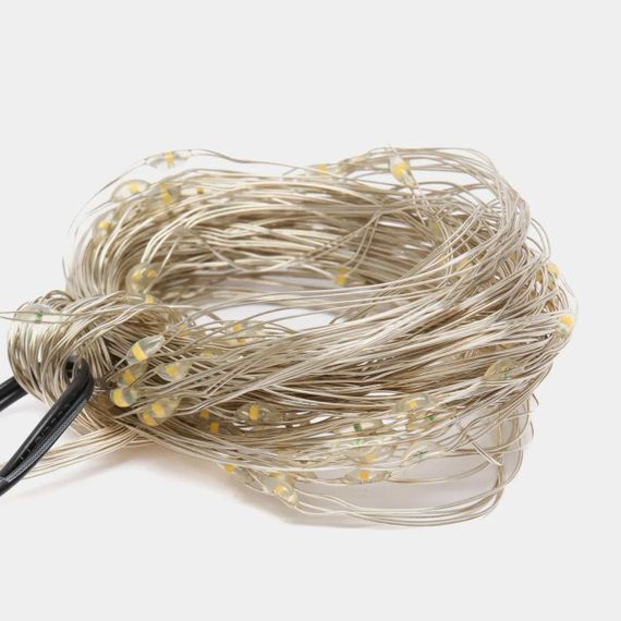 Гірлянда Кінський хвіст від мережі, 2м, 10 ниток, 200 LED, RGB / Світлодіодна новорічна гірлянда на ялинку | Зображення 7