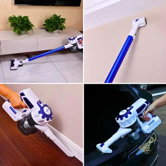 Сучасний бездротовий пилосос із підсвічуванням Rainberg RB-2301 Потужний акумуляторний пилосос без мішка | Зображення 2