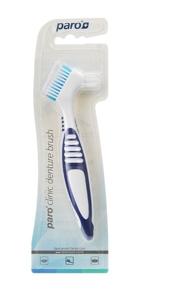 Щітка для зубних протезів paro® DENTURE BRUSH, синя | Зображення 1