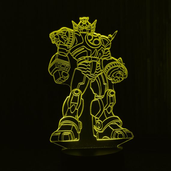 Акриловый светильник-ночник Трансформер желтый tty-n001328