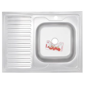 Майка кухонна Zerix Z8060R-04-160E (Satin) (ZS0606)