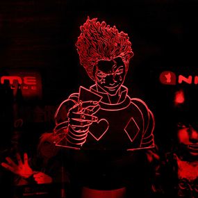 Акриловий світильник-нічник Хісока Мороу 3 червоний tty-n001859