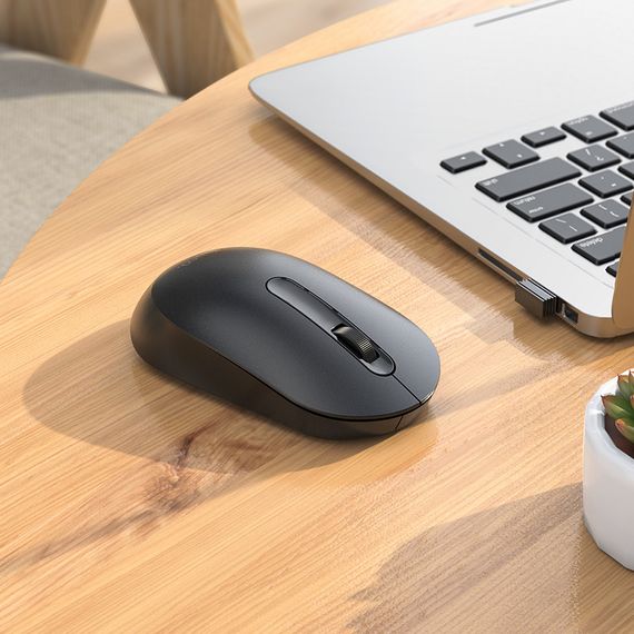 Компьютерная мышь Hoco GM14 Platinum 2.4G business wireless mouse Black | Зображення 2