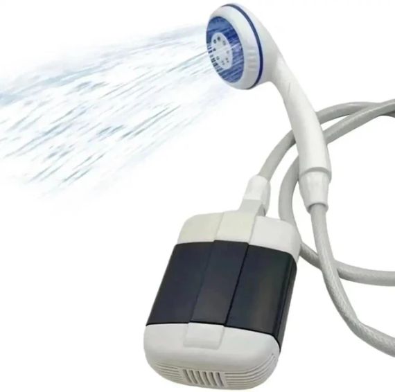 Душ портативный, кемпинговый с помпой на аккумуляторе USB Travel shower  2200 мАг | Зображення 4