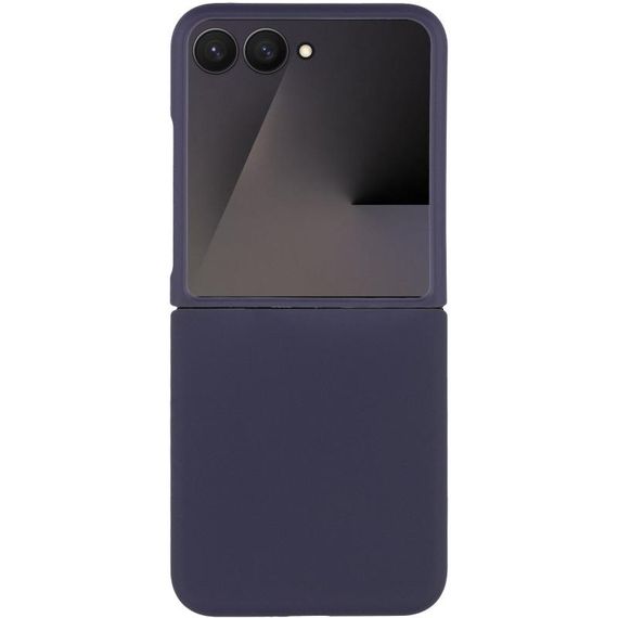 Чохол Foldables Silicone Cover Lakshmi (AAA) для Motorola Razr 50 Темно-синій / Midnight blue | Зображення 1