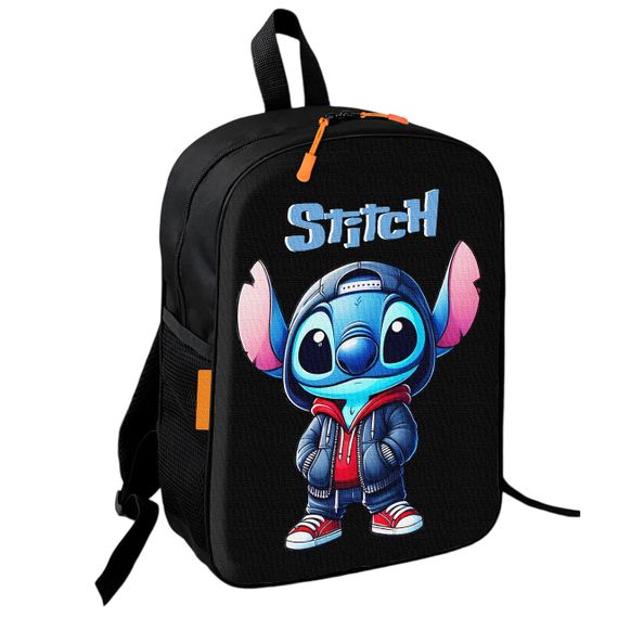 Рюкзак шкільний дитячий з принтом Стіч 36х27 см підлітковий для хлопчика, дівчинки (4065)