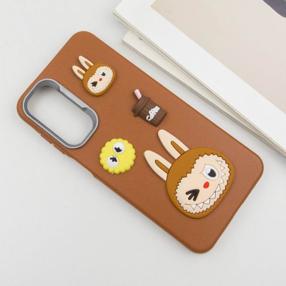 Чохол TPU Leather Toys для Samsung Galaxy A26 5G Labubu / Brown | Зображення 2