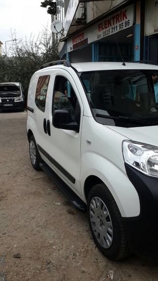 Бокові пороги Мосту Блек (2 шт, алюмін. профілю.) для Peugeot Bipper 2008-2024 рр | Зображення 6