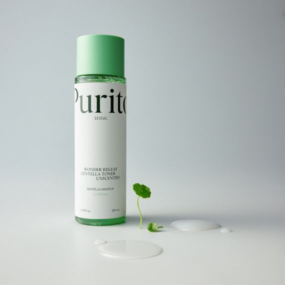 Заспокійливий тонер з центеллою без ефірних олій Purito Seoul Wonder Releaf Centella Toner Unscented (200 ml) | Зображення 1