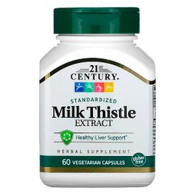 Расторопша 21st Century Milk Thistle Extract 60 Veg Caps