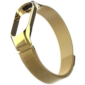 Ремешок Milanese Loop Design для Xiaomi Mi Band 9 (Global) Gold