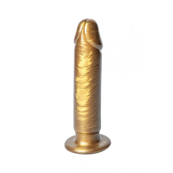 Фаллоимитатор реалистичный гигантский Chisa Dark Muscle на присоске, золотой Sex Aura | Зображення 3