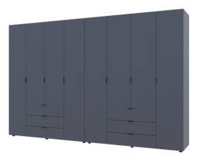 Комплект шкафов для одежды Doros Гелар (2 шт.) 310х49,5х203,4 см Графит (DRS-011122)