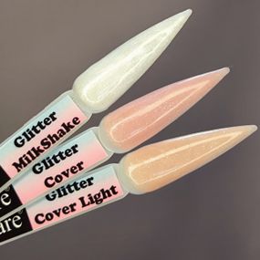 Набор гелей для наращивания ногтей с шиммером Польша №1 по 5мл (3шт)