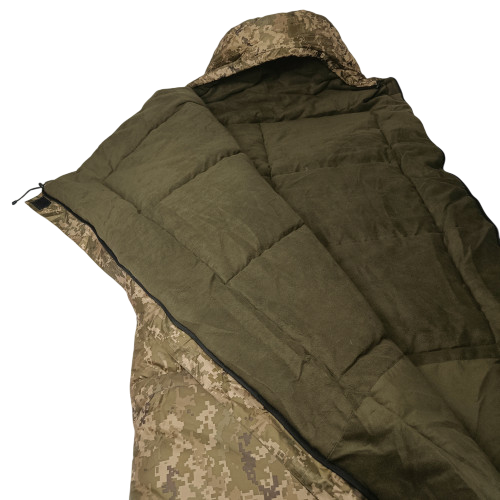 Спальный мешок Kiborg Alfa Fleece пиксель -20С 85*210 | Зображення 1