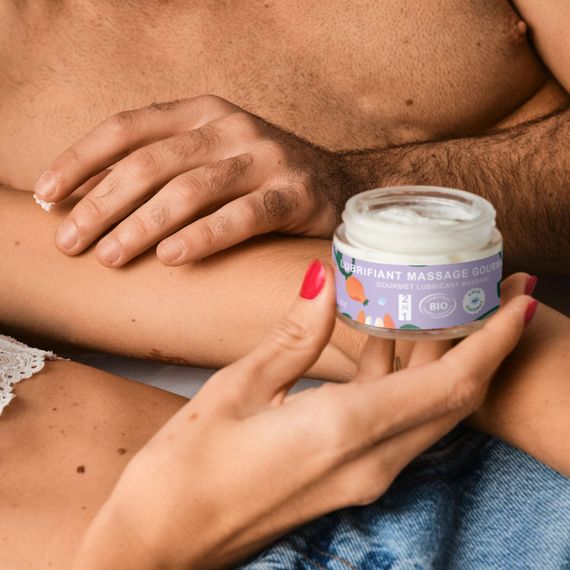 Массажное масло-лубрикант с ароматом и вкусом кокоса Goliate Couple Gourmand Coco 50 мл | Зображення 2