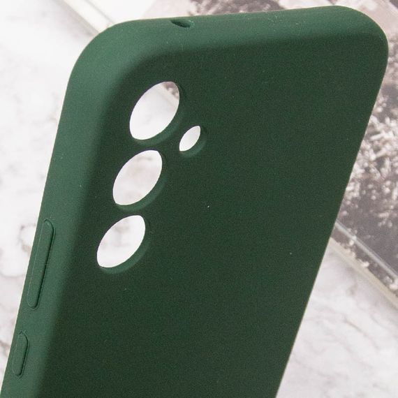Чехол Silicone Cover Lakshmi Full Camera (AAA) для Samsung Galaxy A36 5G Зеленый / Cyprus Green | Зображення 5