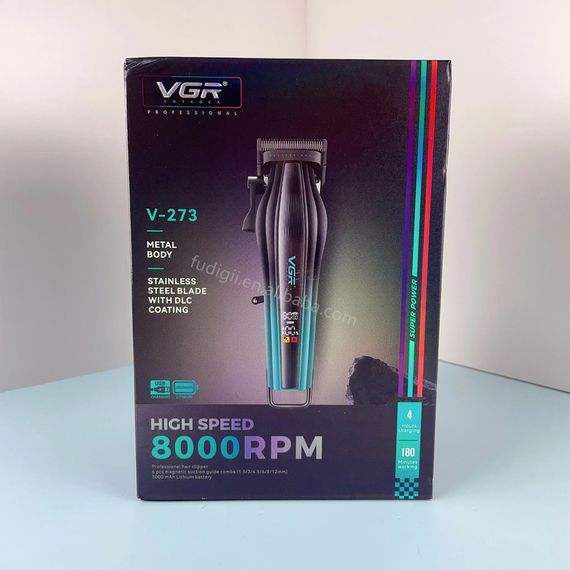 Бездротова машинка для стрижки з тихим двигуном XPRO V-273 Green (46078-V-273 Green_1246) | Зображення 2