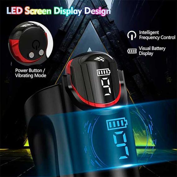 Вибронасадка на пенис, мастурбатор, вибропуля Blowmotion  3 в 1 | Зображення 2