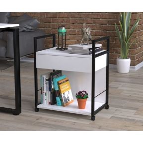 Тумба мобильная Loft Design L-540 белый