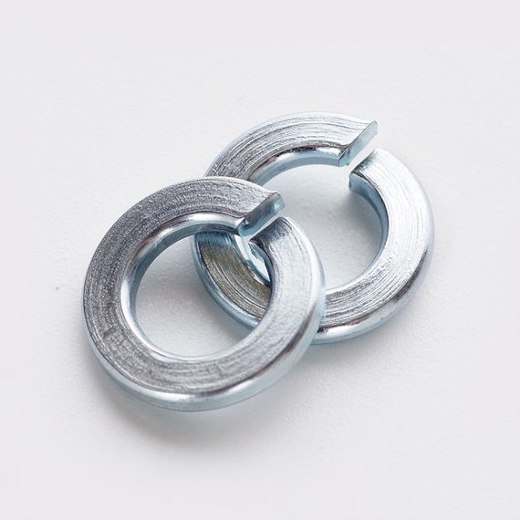 Шайба пружинна 10 мм DIN 127 цинк білий (пач 100шт) APRO 7P10-21 | Зображення 1