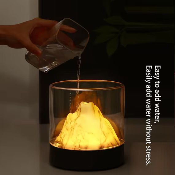 Зволожувач повітря з арома D5 Mountain gradient colour 300ml Gray | Зображення 4