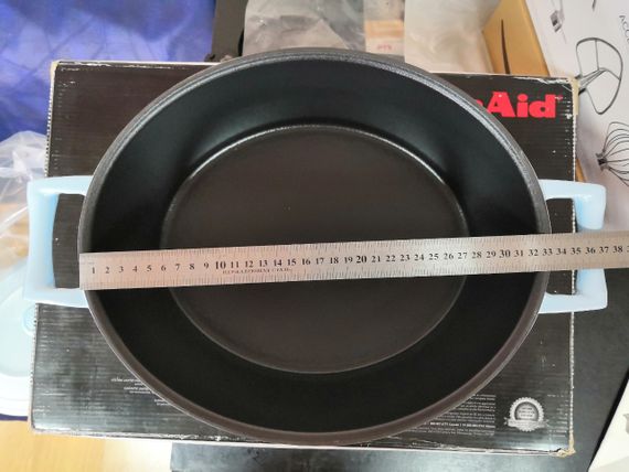 Кастрюля чугунная KitchenAid 5,7 литра гусятница KCTI60CRGB 8,4кг | Зображення 2