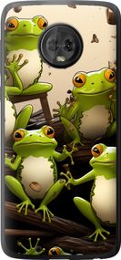 Чехол на Motorola Moto G6 Жабки "5656u-982-17620"