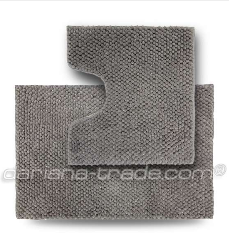 Набір килимків для ванної 2шт: 55*50см+55*80см Ананас опаловий Дариана