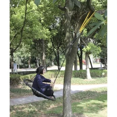 Гойдалка-гніздо лелеки 100 см / до 150 кг, чорна | Зображення 6