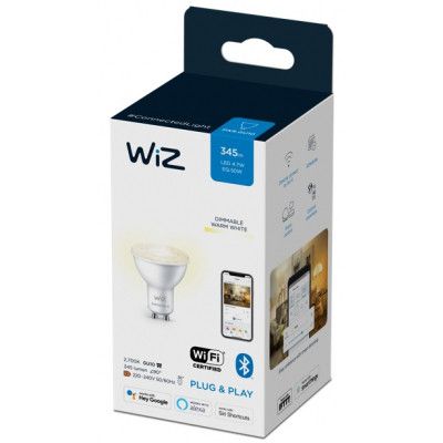 Умная лампочка WiZ GU10 4.7W(50W 400Lm) 2700K диммируемая Wi-Fi (929002448102) | Зображення 8