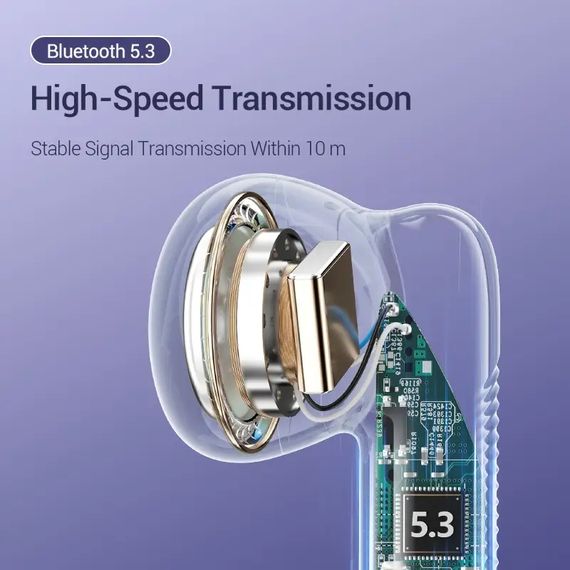 Навушники TWS Vention Elf Earbuds E03 Black | Зображення 4