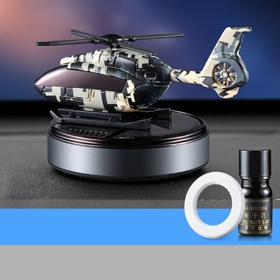 Автомобільний ароматизатор на сонячній батареї Вертоліт XPRO кругла підставка (46549-_209)