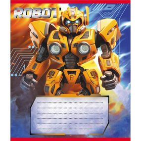 Зошит учнівський "Роботи" 012-520125L-1 в лінію, 12 аркушів