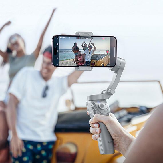 Стабілізатор Hoco K24 Support 3-axis smart gimbal Gray | Зображення 7