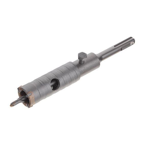 Комплект: свердло корончасте для бетону 26 мм+Перехідник SDS Plus 100 мм INTERTOOL SD-70261