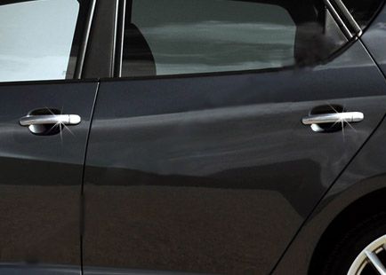 Накладки на ручки (4 шт, нерж) OmsaLine - Італійська нержавійка для Seat Ibiza 2010-2017 рр