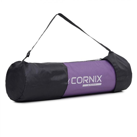Килимок спортивний Cornix NBR 183 x 61 x 1 cм для йоги та фітнесу XR-0011 Violet | Зображення 4