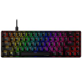 Клавіатура HyperX Alloy Origins 65 Red USB RGB ENG/RU, Black (4P5D6AX)